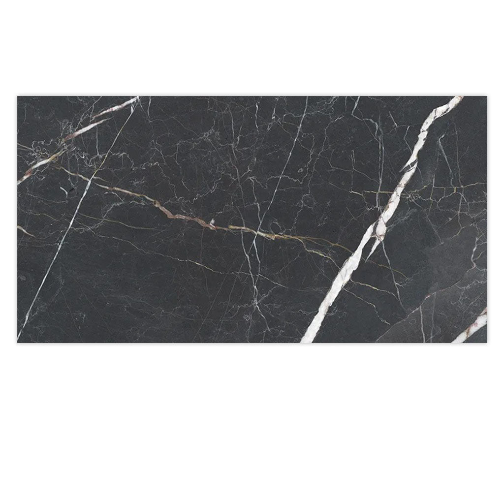 Splendor 24 in. x 48 in. Matte Charcoal Black Porcelain Large Format Wall and Floor Tile (15 Cases, 232.50 sq ft/Pallet)