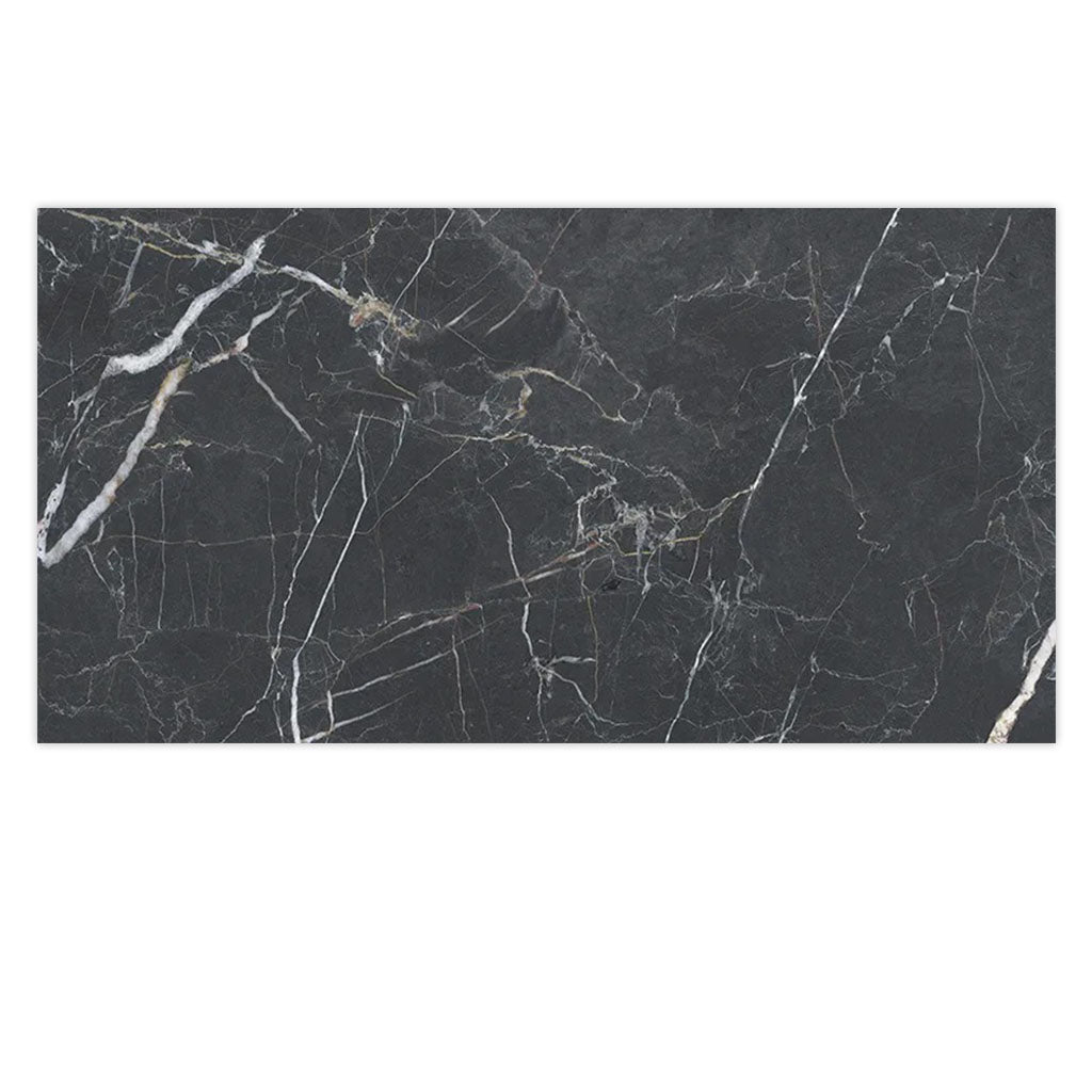 Splendor 24 in. x 48 in. Matte Charcoal Black Porcelain Large Format Wall and Floor Tile (15 Cases, 232.50 sq ft/Pallet)