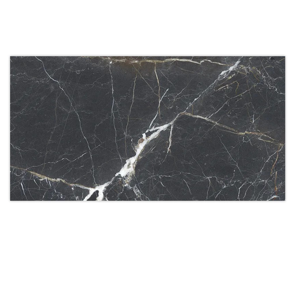 Splendor 24 in. x 48 in. Matte Charcoal Black Porcelain Large Format Wall and Floor Tile (15 Cases, 232.50 sq ft/Pallet)