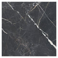 Sample - Charcoal Black 48x48 Matte Sqaure Marble Look Vein Porcelain Large Tile (1 pack, 15.5 sq ft/case)