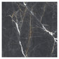 Splendor 48x48 Charcoal Black Porcelain Large Format Sqaure Veining Wall and Floor Tile (1 Pack, 15.5 sq ft/case)