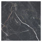 Splendor 48x48 Charcoal Black Porcelain Large Format Sqaure Veining Wall and Floor Tile (1 Pack, 15.5 sq ft/case) - Sample