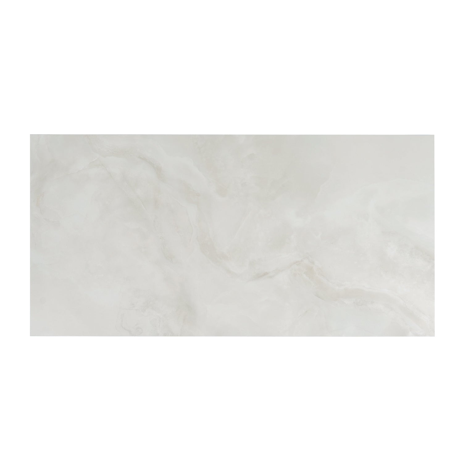 Sample - Ivory Pearl White 24x48 Honed Porcelain Large Tile (15.5 sq ft/case, 2-Pack)