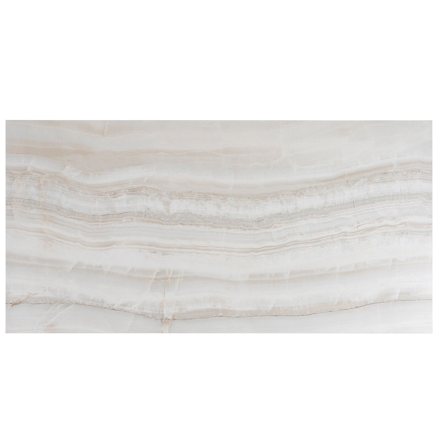Sample - Ivory White 24x48 Honed Porcelain Large Tile (15.5 sq ft/case, 2-Pack)