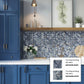 Blue 12x12 Matte Basketweave Porcelain Mosaic Tile (5 pack, 4.84 sq ft/case)