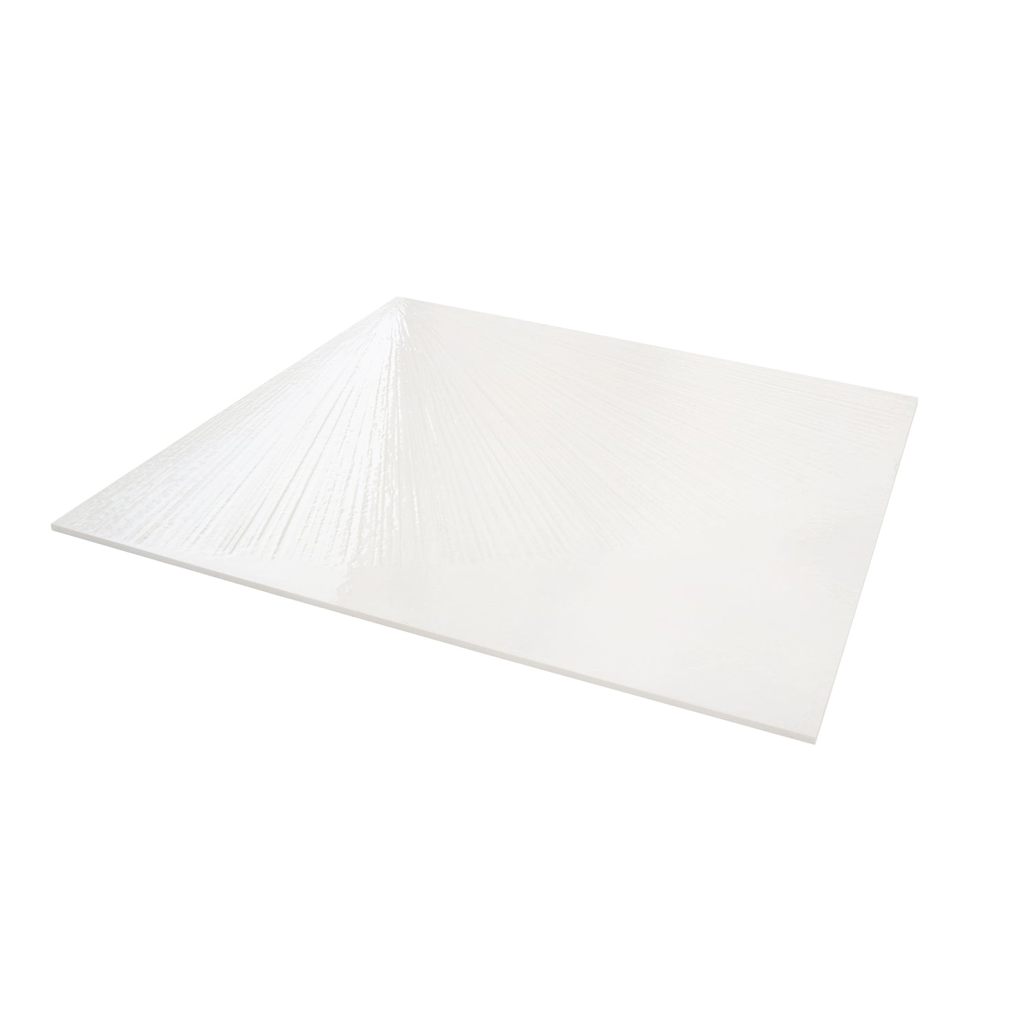 Imprint 36x36 White Porcelain Large Format Square Dandelion Wall and Floor Tile (2 Pack, 17.67 sq ft/case)