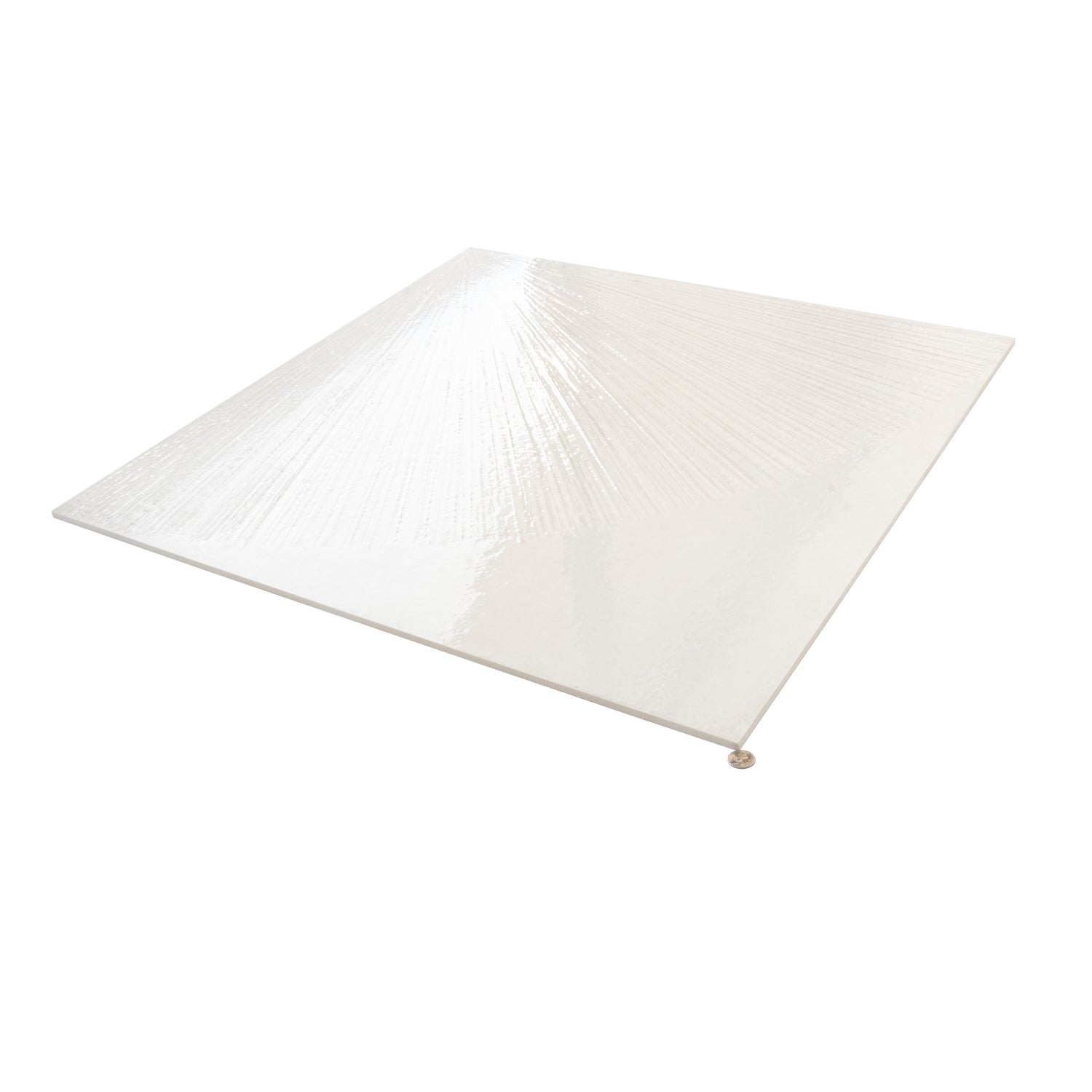Imprint 36x36 White Porcelain Large Format Square Dandelion Wall and Floor Tile (2 Pack, 17.67 sq ft/case)