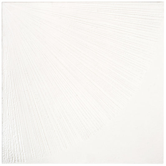 Imprint 36x36 White Porcelain Large Format Square Dandelion Wall and Floor Tile (2 Pack, 17.67 sq ft/case)