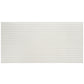 Terrain 24x48 Soft White Porcelain Large Format Fluted grooved Wall Tile (2 Pack, 15.55 sq ft/case)