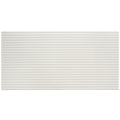 Sample - Soft White 24x48 Matte Fluted grooved Porcelain Large Tile (2 pack, 15.55 sq ft/case)