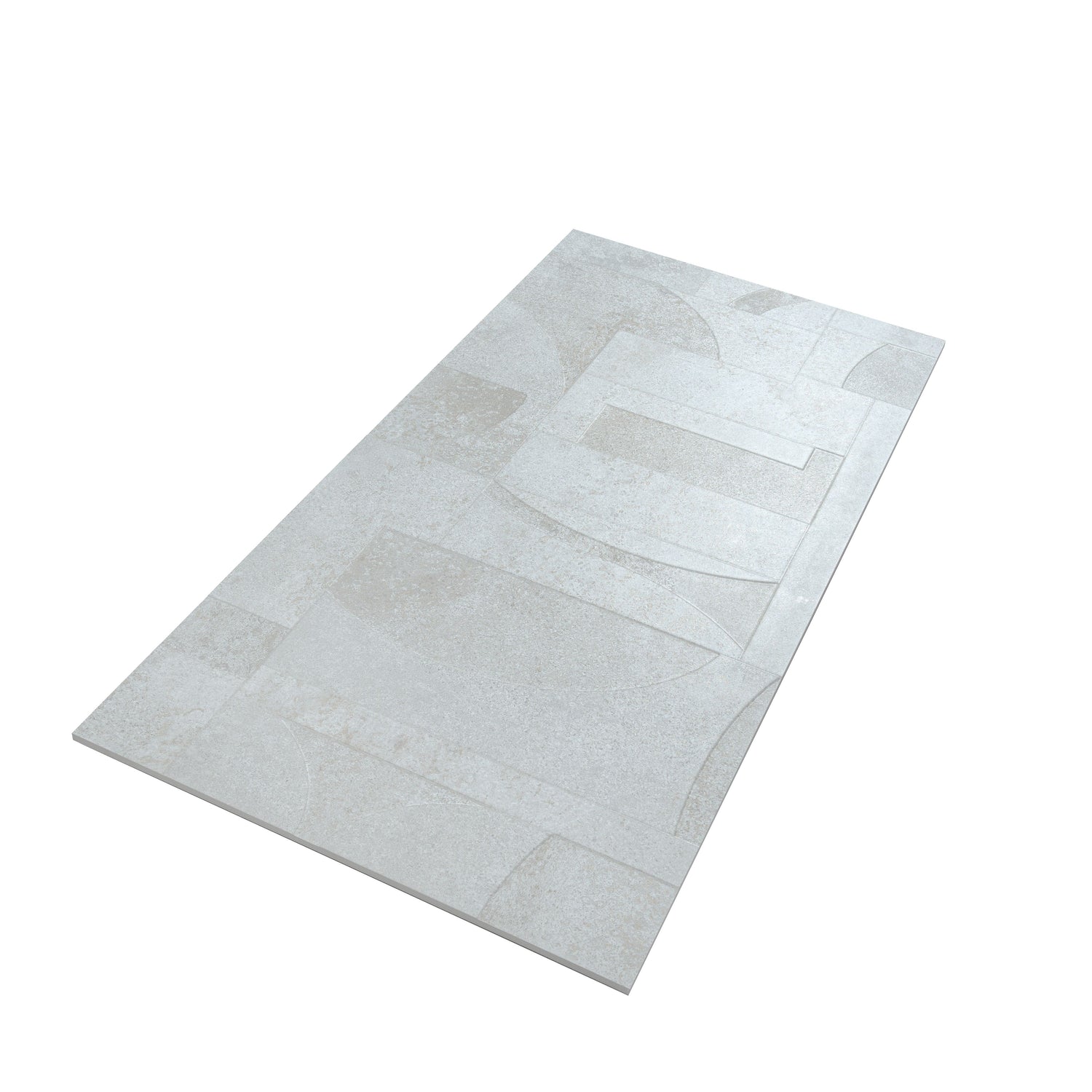 Stone White 24x48 Matte Color Body Porcelain Large Tile (15.5 sq ft/case, 2-Pack)
