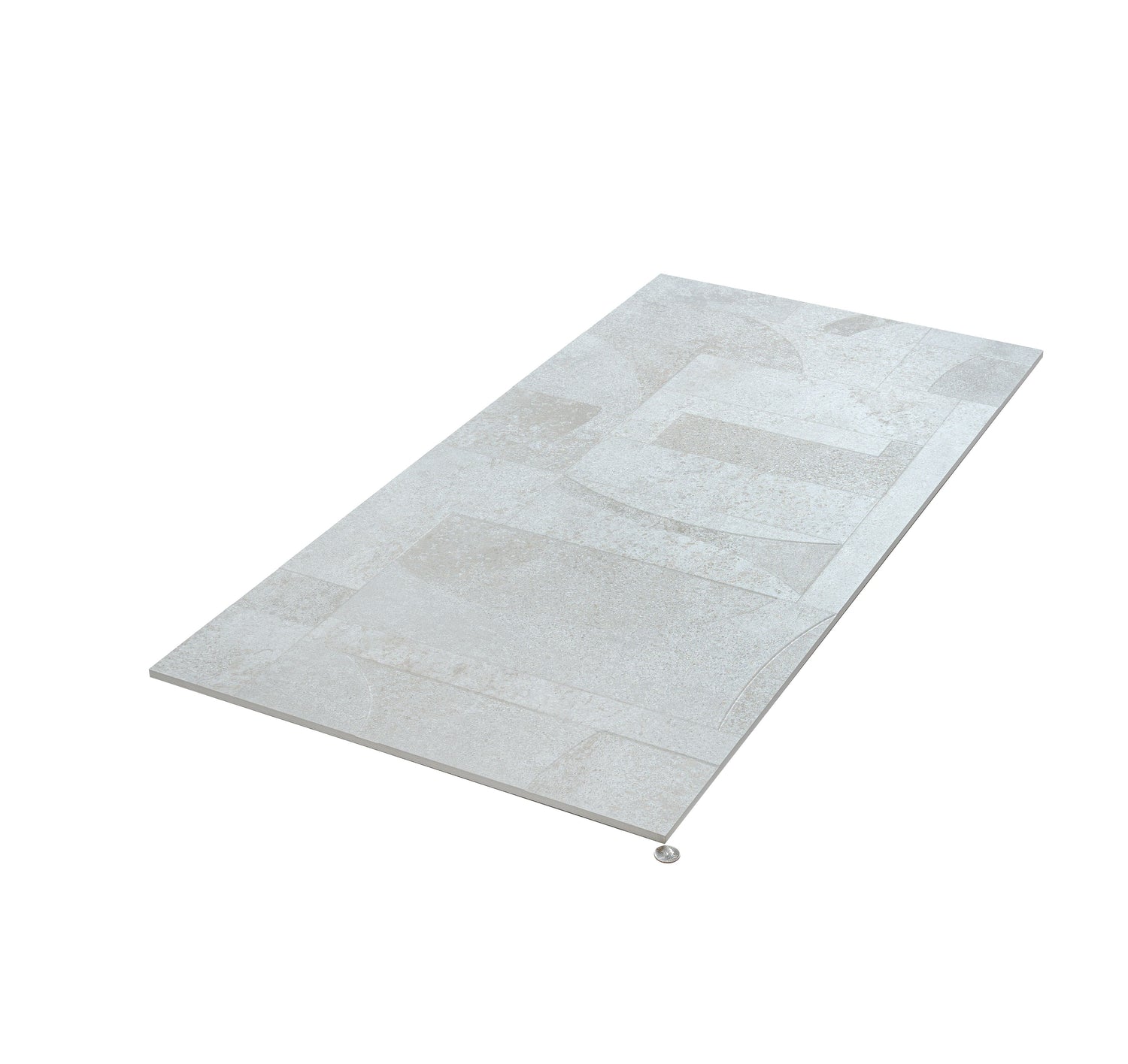 Stone White 24x48 Matte Color Body Porcelain Large Tile (15.5 sq ft/case, 2-Pack)