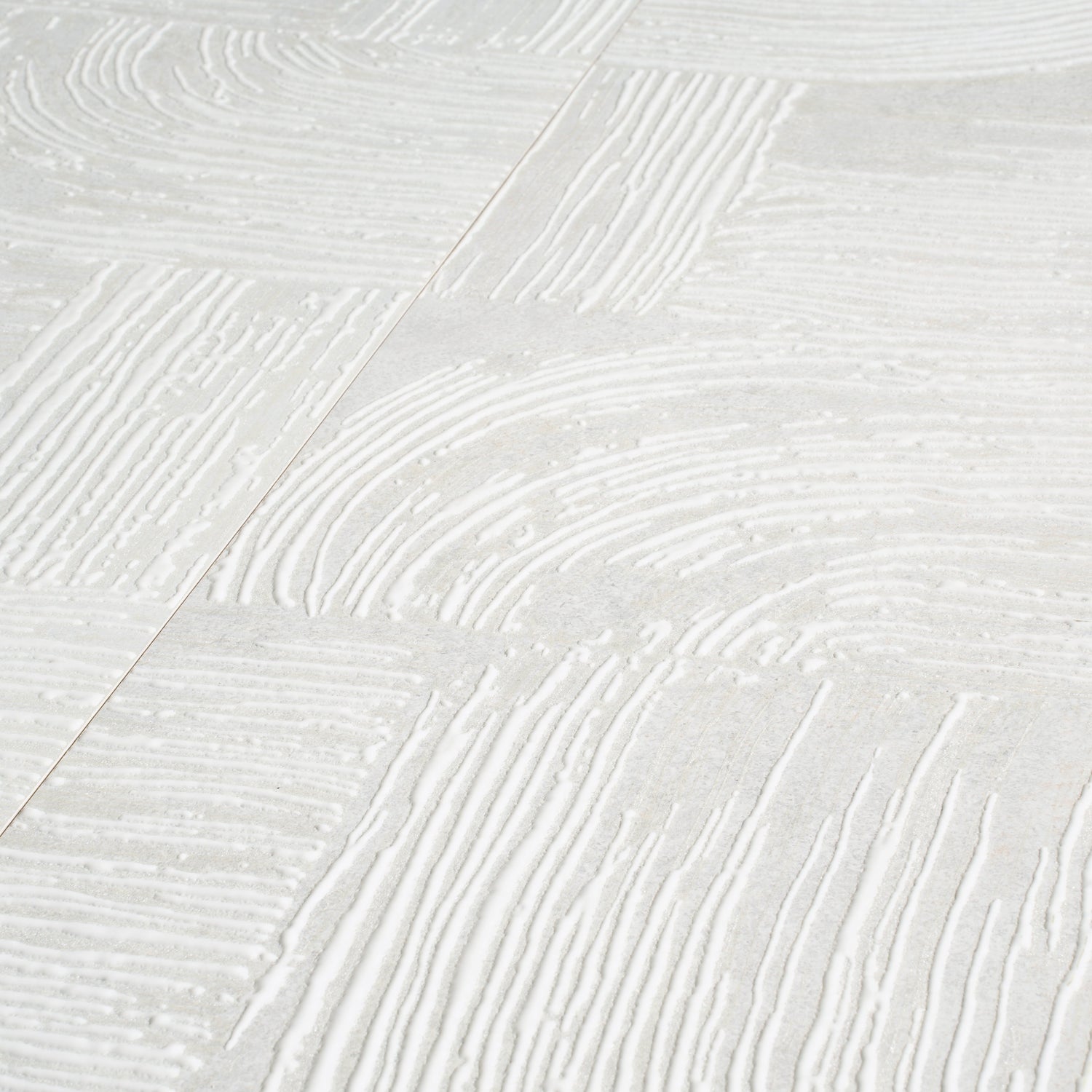 Terrain 12x36 Off-White Ceramic Large Format Trowel Plaster-Style Wall Tile (4 Pack, 5.82 sq ft/case) - Sample