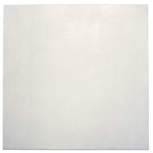 Imprint 36x36 White Porcelain Large Format Square Maiolica Wall and Floor Tile (2 Pack, 17.67 sq ft/case)
