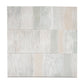 Sample - Misty Blue, Ivory Cream 16x48 Matte Ceramic Large Tile (15.5 sq ft/case, 3-Pack)