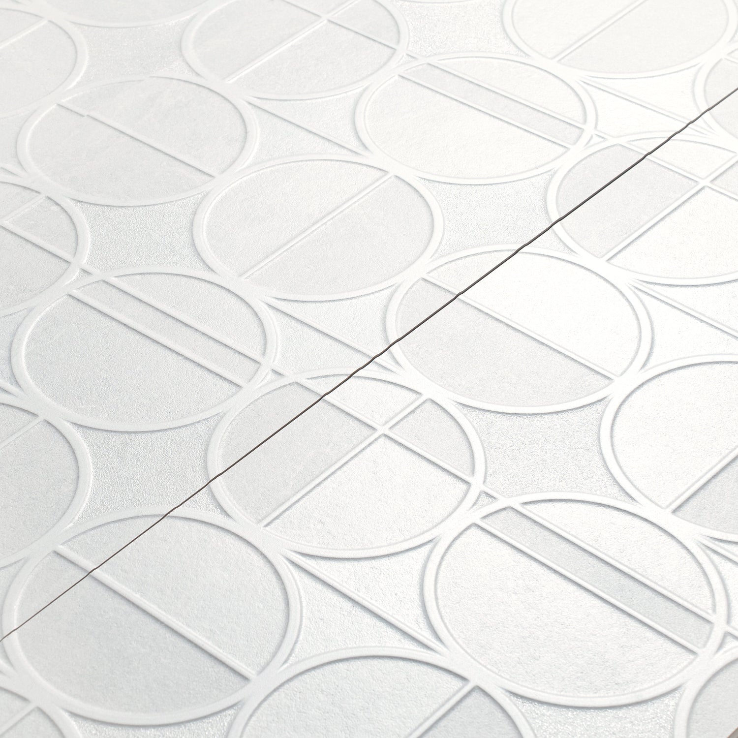 Sample - Soft Cloud White 16x48 Matte Ceramic Deco Large Tile (15.5 sq ft/case, 3-Pack)