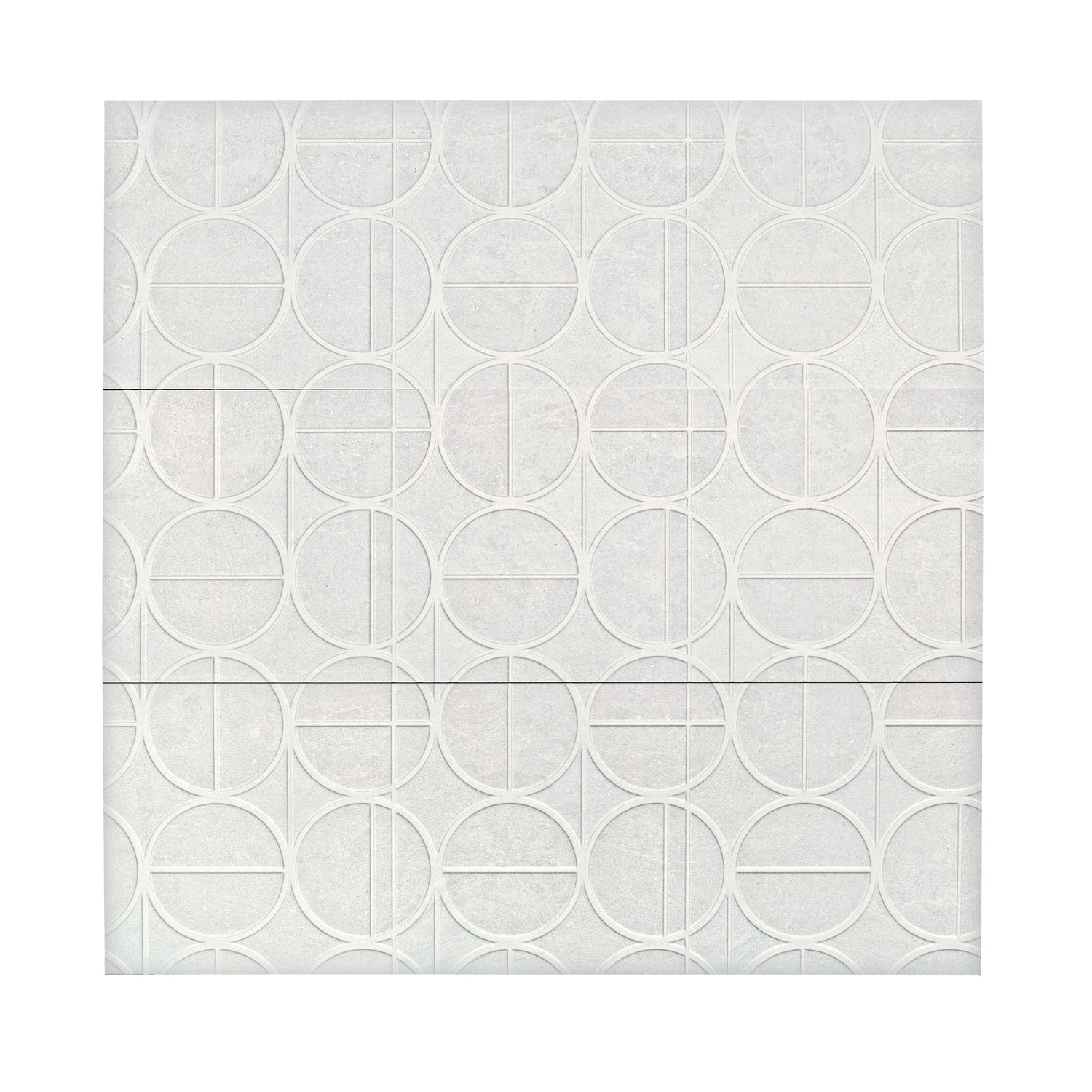 Soft Cloud White 16x48 Matte Ceramic Deco Large Tile (15.5 sq ft/case, 3-Pack)