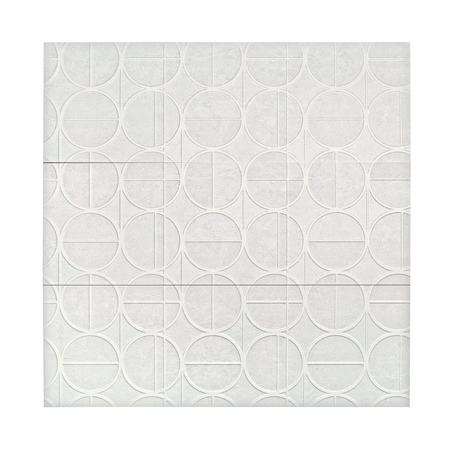 Sample - Soft Cloud White 16x48 Matte Ceramic Deco Large Tile (15.5 sq ft/case, 3-Pack)