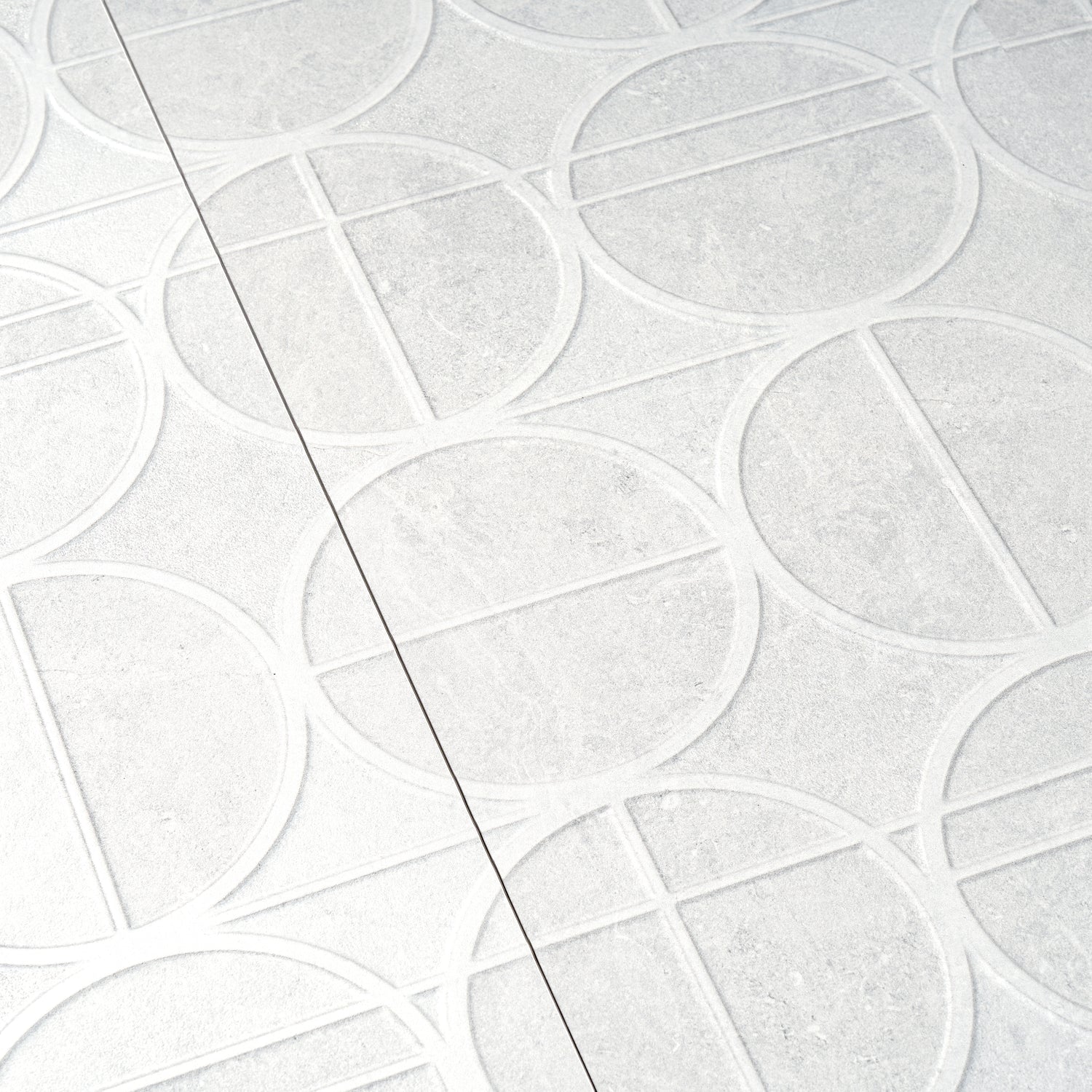 Soft Cloud White 16x48 Matte Ceramic Deco Large Tile (15.5 sq ft/case, 3-Pack)