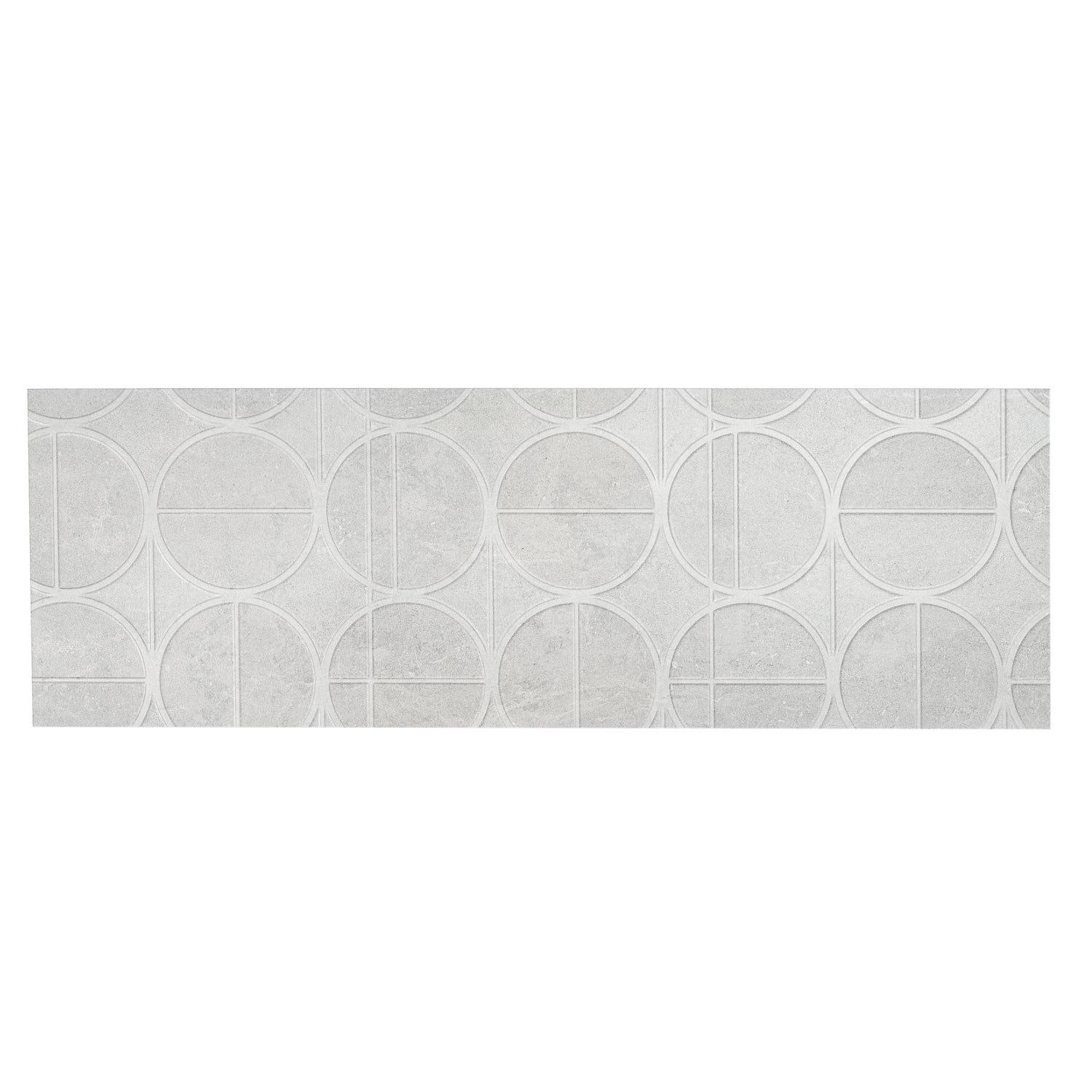 Soft Cloud White 16x48 Matte Ceramic Deco Large Tile (15.5 sq ft/case, 3-Pack)
