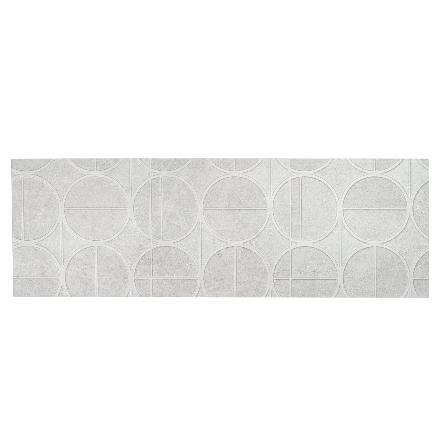 Sample - Soft Cloud White 16x48 Matte Ceramic Deco Large Tile (15.5 sq ft/case, 3-Pack)