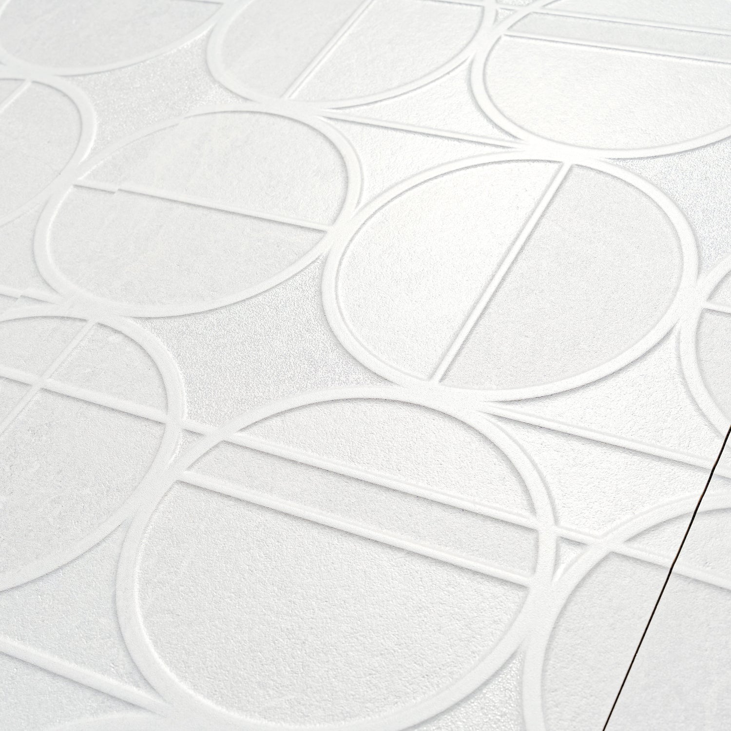 Sample - Soft Cloud White 16x48 Matte Ceramic Deco Large Tile (15.5 sq ft/case, 3-Pack)