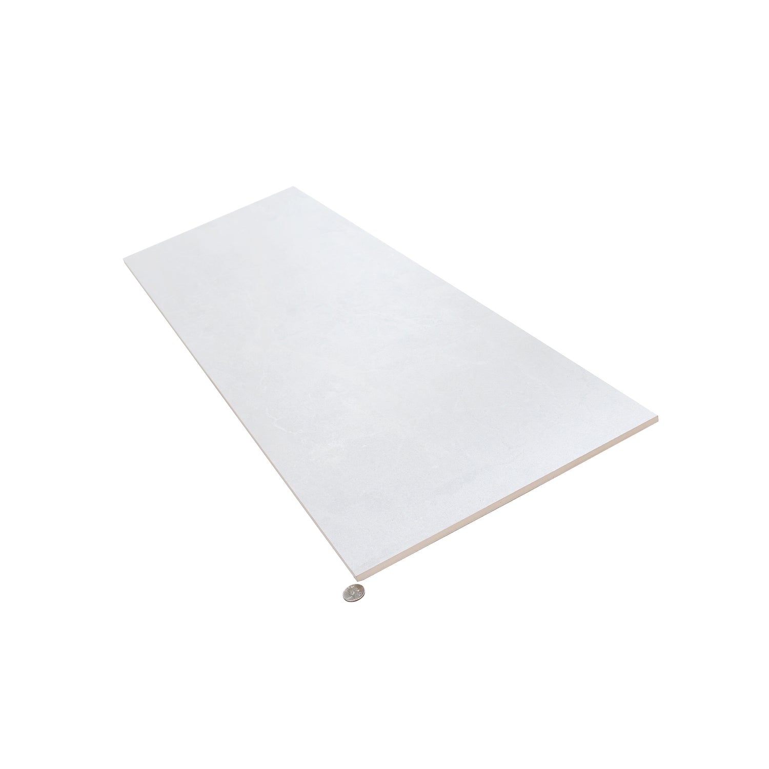 Soft Cloud White 16x48 Matte Ceramic Large Tile (15.5 sq ft/case, 3-Pack)