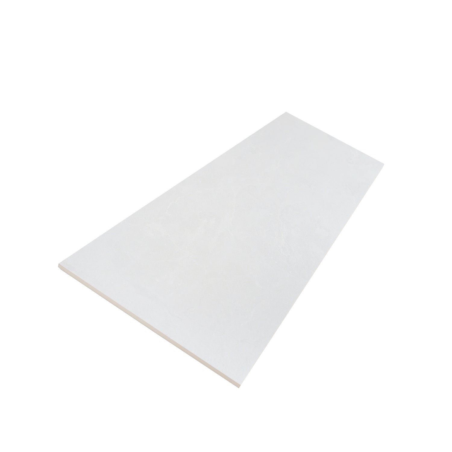 Soft Cloud White 16x48 Matte Ceramic Large Tile (15.5 sq ft/case, 3-Pack)