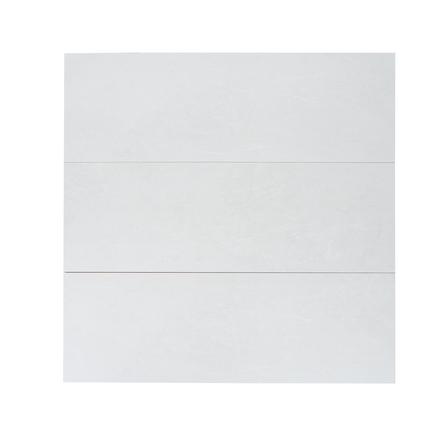 Soft Cloud White 16x48 Matte Ceramic Large Tile (15.5 sq ft/case, 3-Pack)