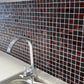 11x11 Jam Red Glass Tile