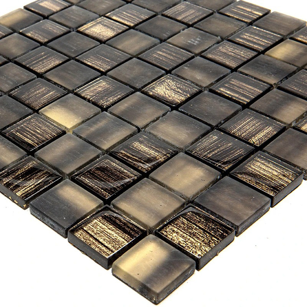 11x11 Black Matte Tile