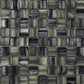 Black 11x11 Glossy Matte Square Glass Mosaic Tile (5 pack, 4.43 sq ft/case) - Sample