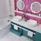 Pink Polished & Matte Glass Mosaic Tile – 11.3 x 11.3 in. (5 Pack, 4.43 sq. ft./case) - Sample