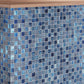 Blue 11x11 Glossy Matte Square Glass Mosaic Tile (15 Cases, 66.45 sq ft/Pallet)