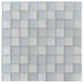 Could Gray 11x11 glossy and matte square glass mosaic tile with mixed finished squares