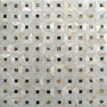 Sample - White 12x12 Polished Square Shell Mother of Pearl Mosaic Tile (20 pack, 20.33 sq ft/case)