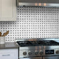 White Mosaic Floor and Wall Tile 