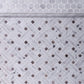 White 11x11 Polished Basketweave Marble Mosaic Tile (5 pack, 4.47 sq ft/case) - Sample