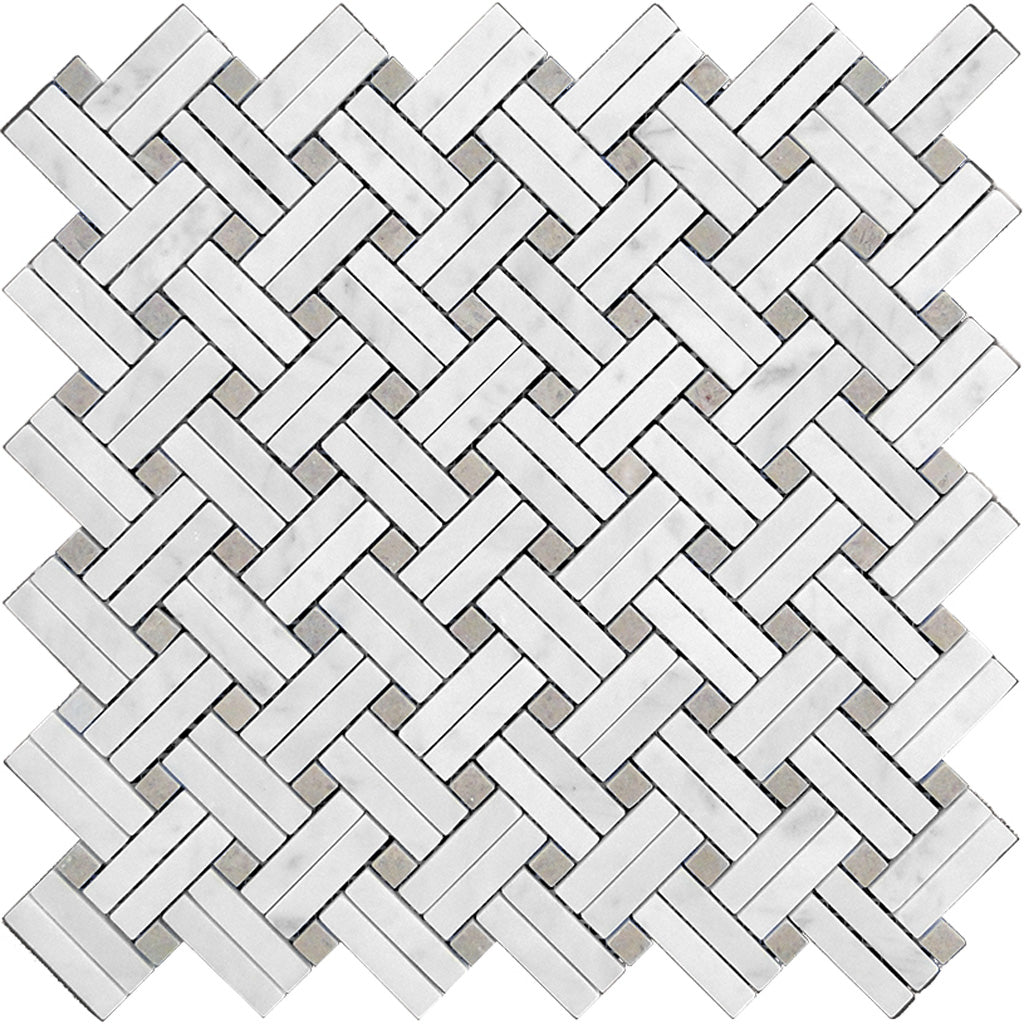 Slip-Resistant Basketweave Flooring Tile