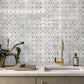 11X11 White Marble Mosaic Tiles