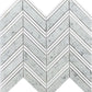 Flint Gray 11x12 Polished Herringbone Marble Mosaic Tile (5 pack, 4.51 sq ft/case) - Sample