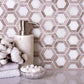 Beige and White Marble Tile