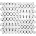 Sample - Cotton White 11x12 Polished Hexagon Bianco Carrara Marble Mosaic Tile (5 pack, 4.55 sq ft/case)