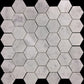 Powder White Matte Mosaic Tile 
