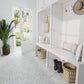 5 pack White 11.9-in x 12.8-in Honed Natural Stone Marble Herringbone Floor and Wall Tile (5.29 sq ft/case) - Sample