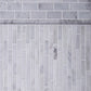 White 12x12 Polished Split Face Brick Marble Mosaic Tile (5 pack, 4.83 sq ft/case) - Sample
