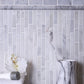 White 12x12 Polished Split Face Brick Marble Mosaic Tile (5 pack, 4.83 sq ft/case) - Sample