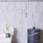 White 12x12 Polished Split Face Brick Marble Mosaic Tile (5 pack, 4.83 sq ft/case) - Sample