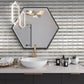 White Marble Mosaic Tile for Backsplashes