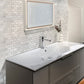 White 12x12 Honed Brick Marble Mosaic Tile (5 pack, 4.92 sq ft/case) - Sample